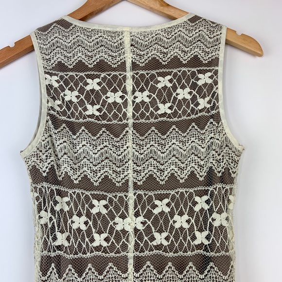 Anthropologie Areve Crochet Knit Dress Size Small - Picture 6 of 8